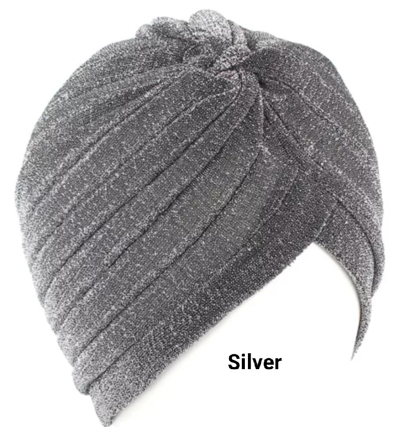 SHINY KNOT TWIST TURBAN