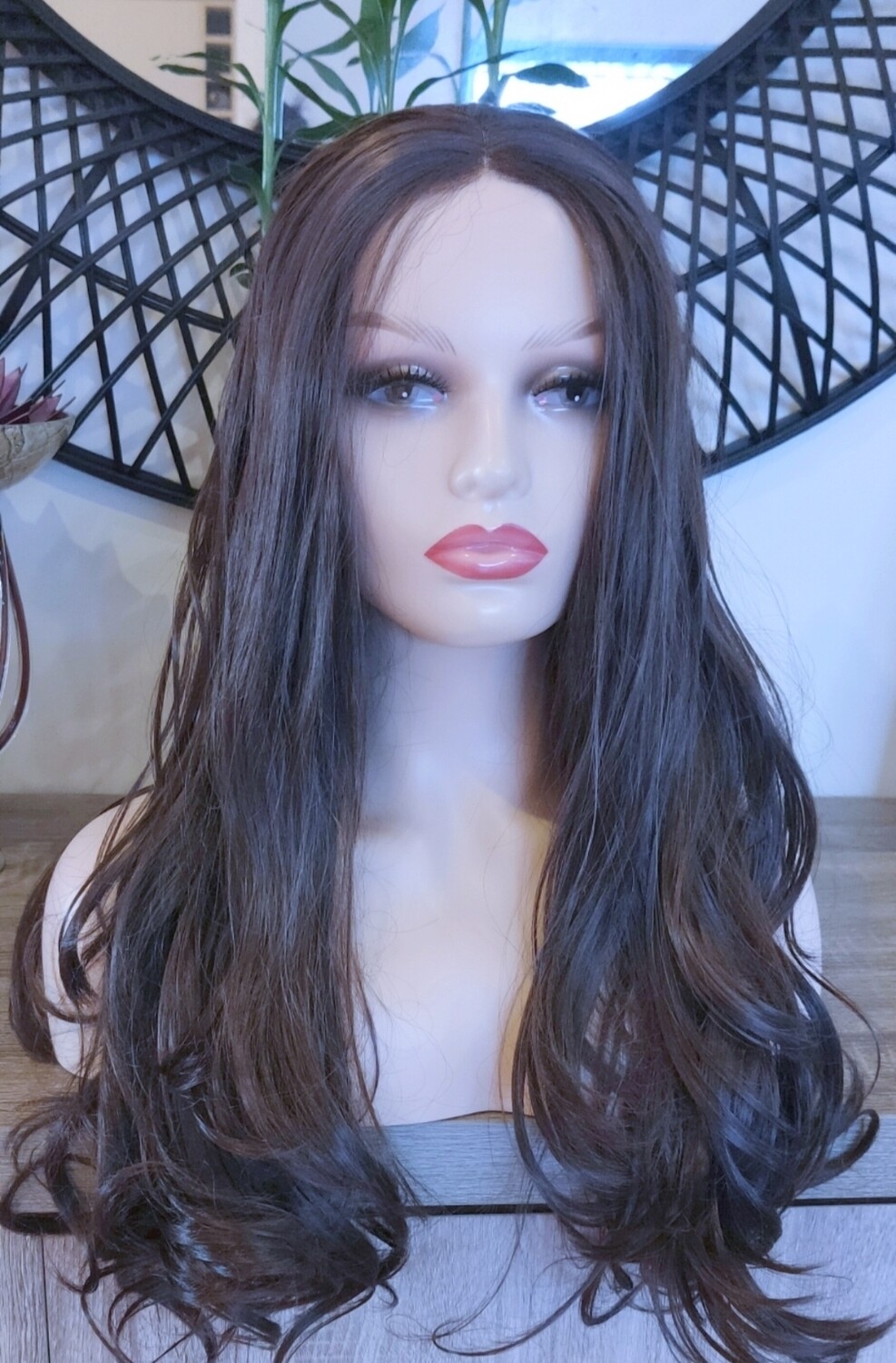 Rich Brown Lace Front Wavy