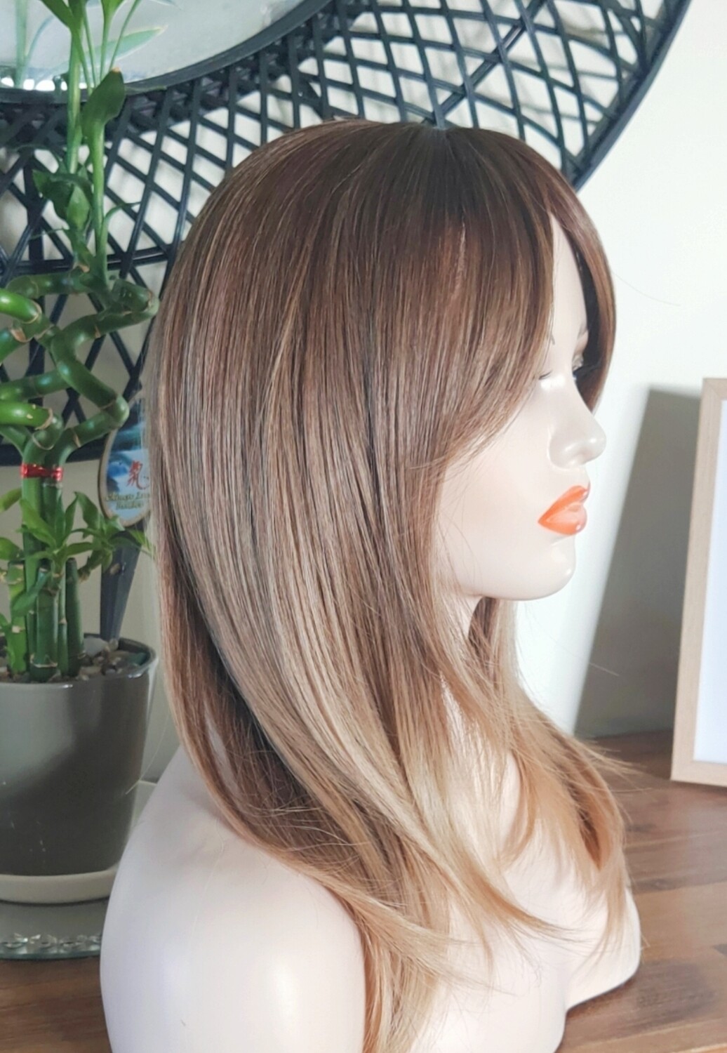 Nic Wig | Caramel Brown Balayage Layered