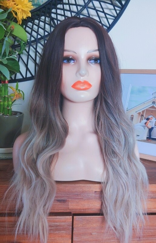 Kadashian Wig | Ash Brown Balayage