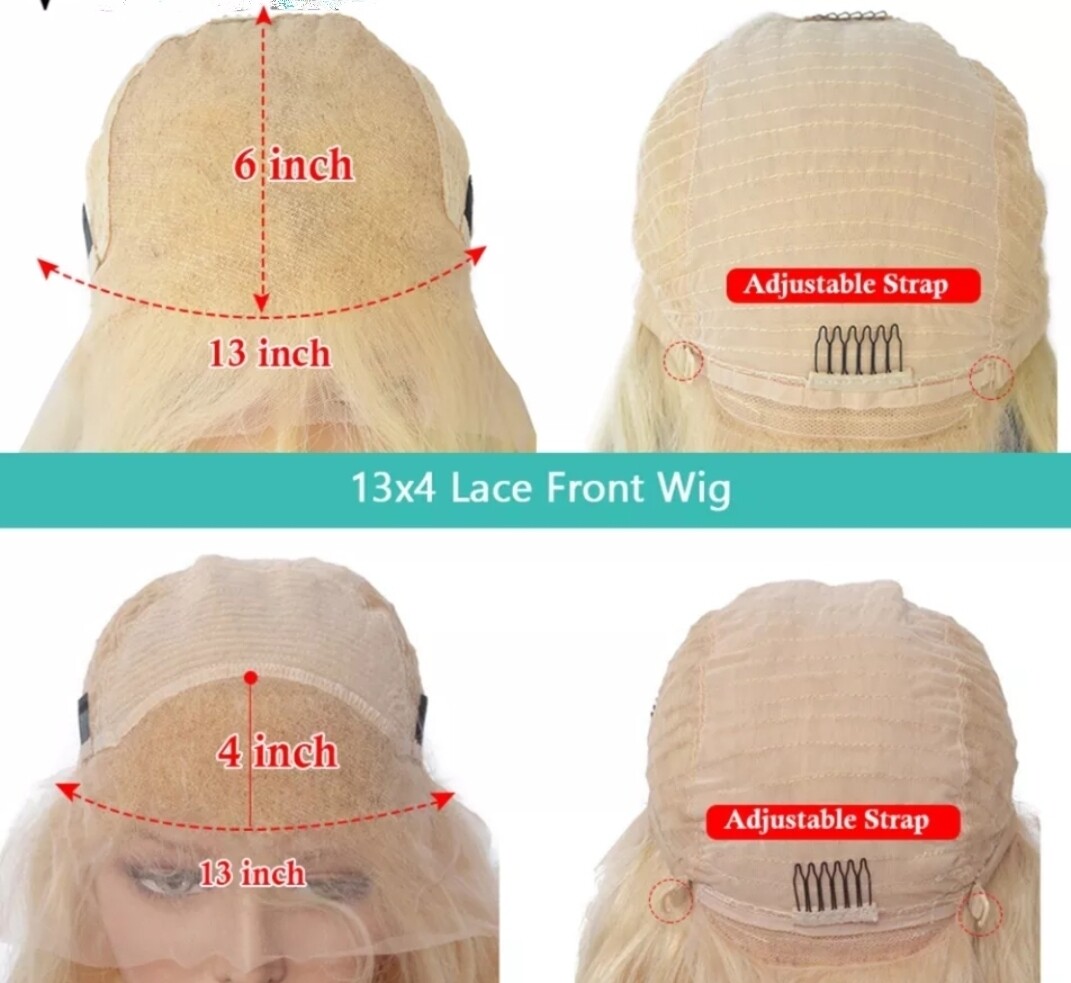 Tess Wig | Ash Blonde Highlights Human Hair Lace Front 