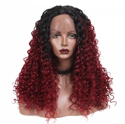 Raine - Wig - Red Ombre Lace Front 