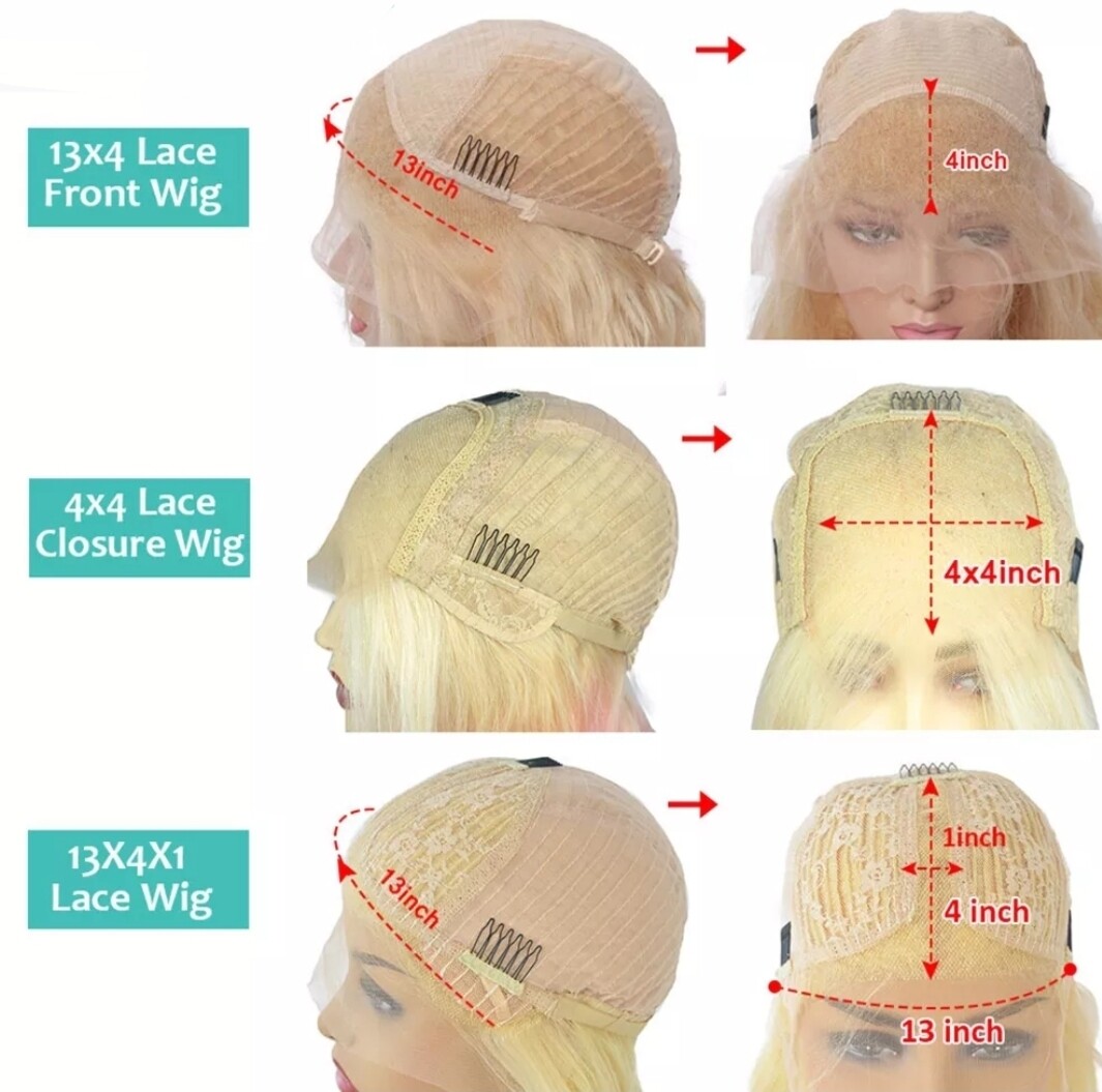 Bella Wig | Ash Blonde Streaks Human Hair Lace Front 