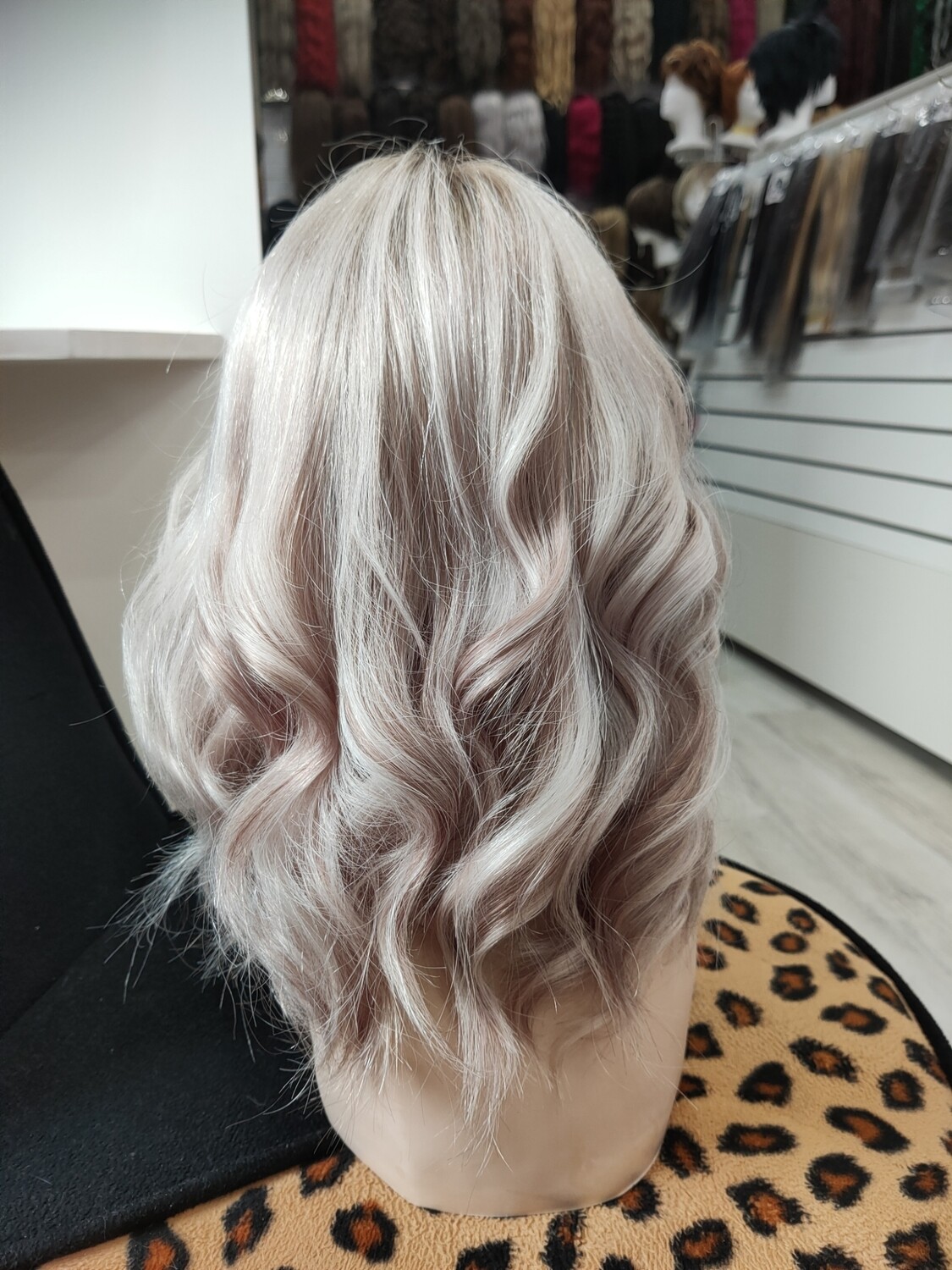 Tallea Wig | Ash Blonde Mix Ash Brown Human Hair Lace Front 