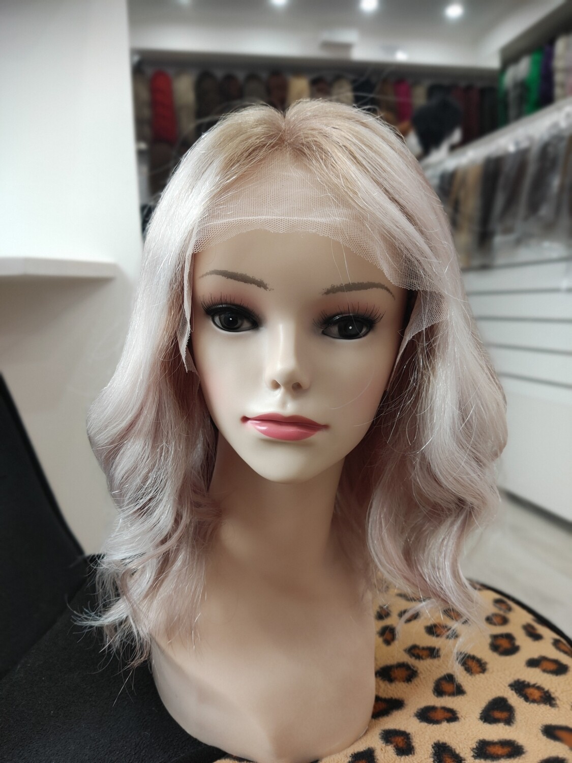 Tallea Wig | Ash Blonde Mix Ash Brown Human Hair Lace Front 
