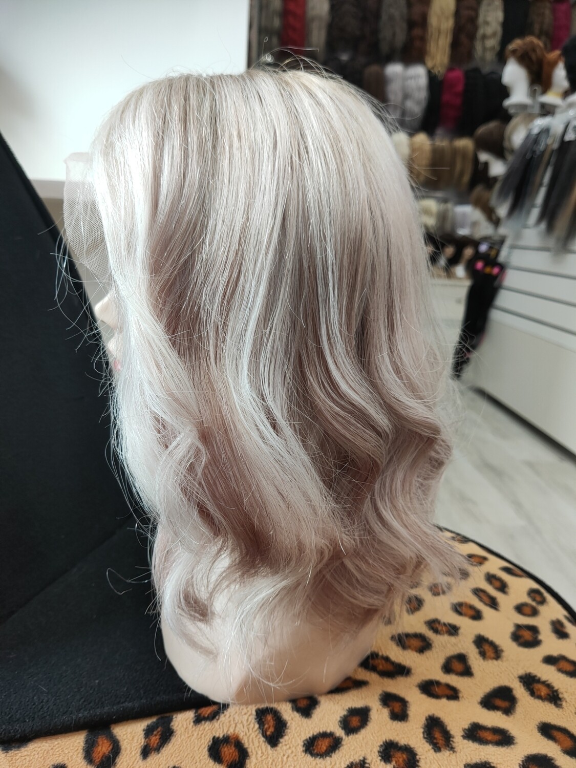 Tallea Wig | Ash Blonde Mix Ash Brown Human Hair Lace Front 
