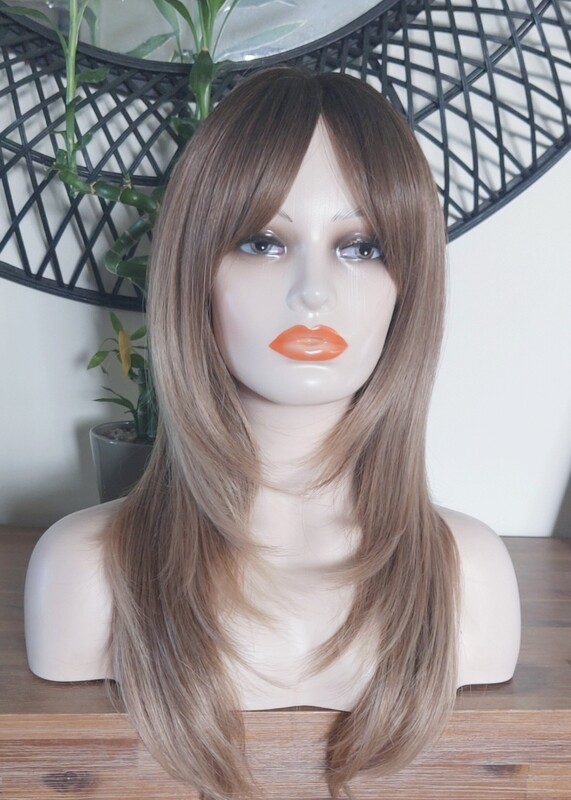 Jayne Wig | Brown Caramel Balayage Layered