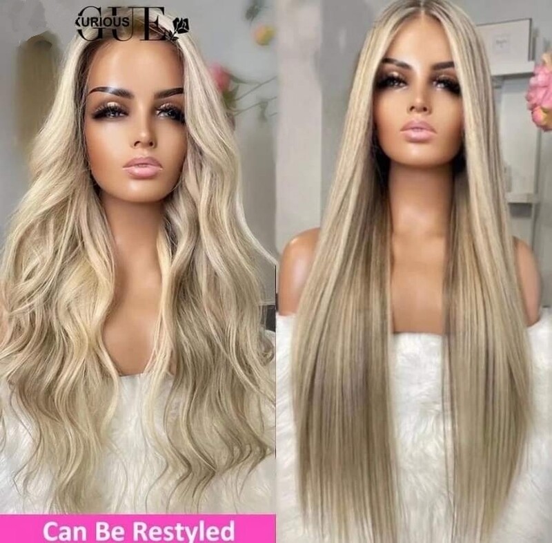 Tess Wig | Butter Blonde Highlights Human Hair Lace Front