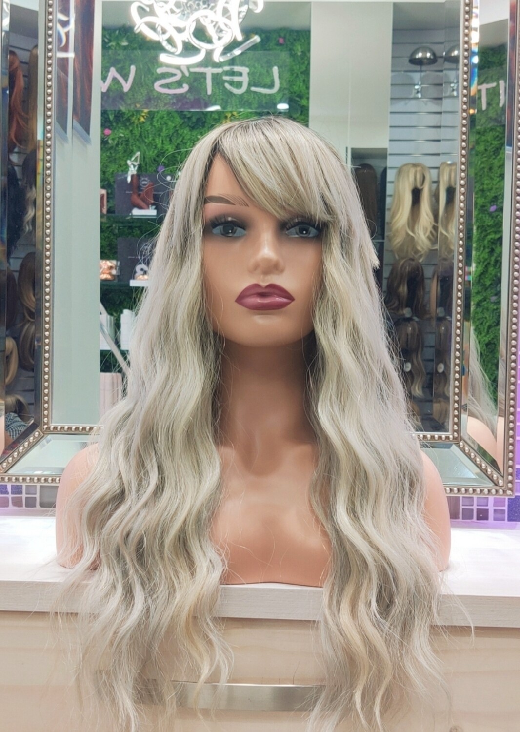 Ana Wig | Light Grey Ombre