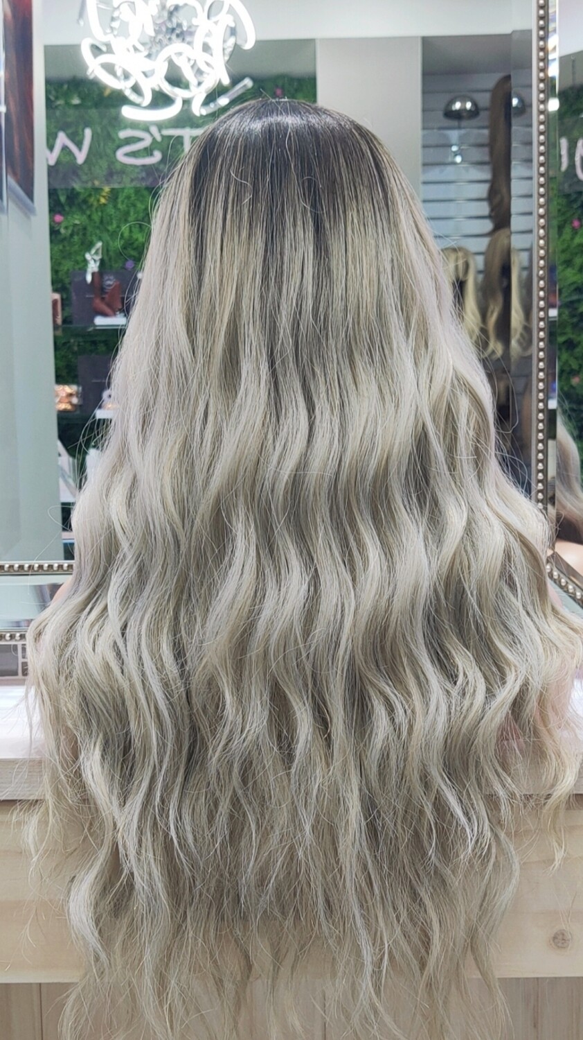 Ana Wig | Light Grey Ombre
