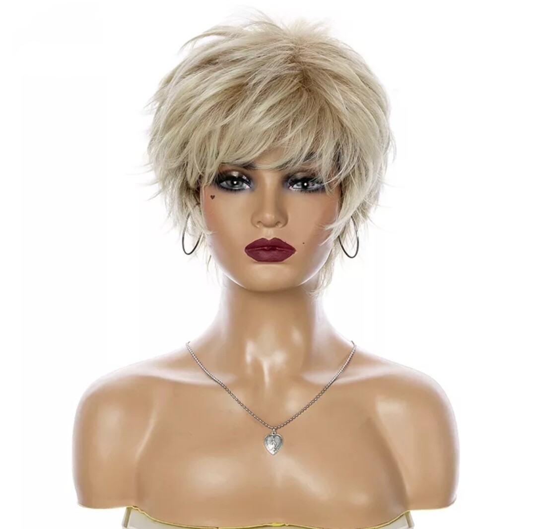 Maria Wig | Light Blonde Human Hair Blend 