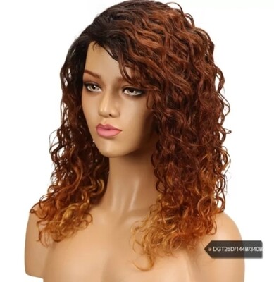 Dora - Wig - Medium Brown Remy Hair Lace Front 