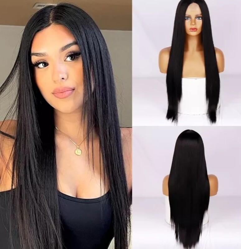 Res Wig | Jet Black Long Lace Front
