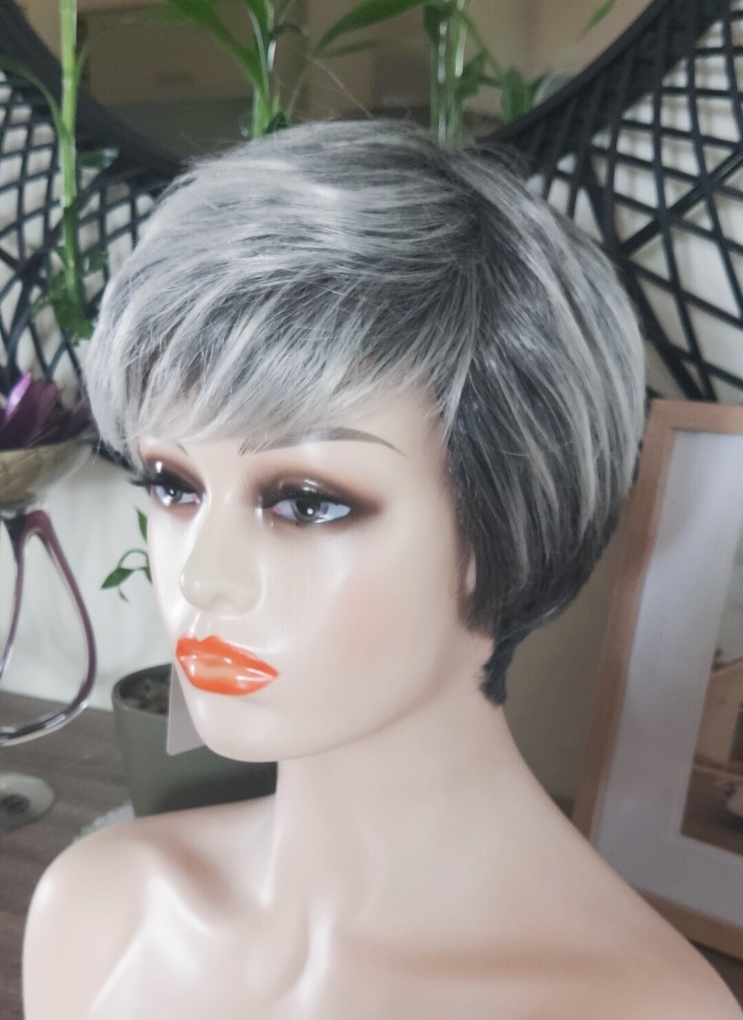 Nadia Wig | Salt and Pepper Human Hair Blend