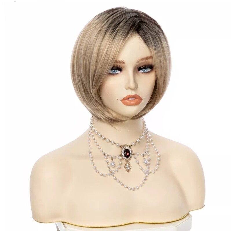 Sara Wig | Honey Blonde Ombre Human Hair Blend