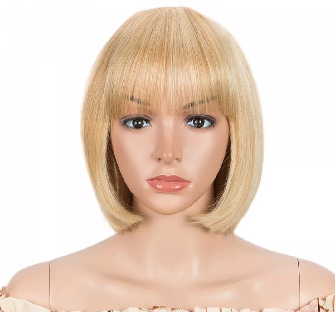 Adelle Wigs | Strawberry Blonde Human Hair
