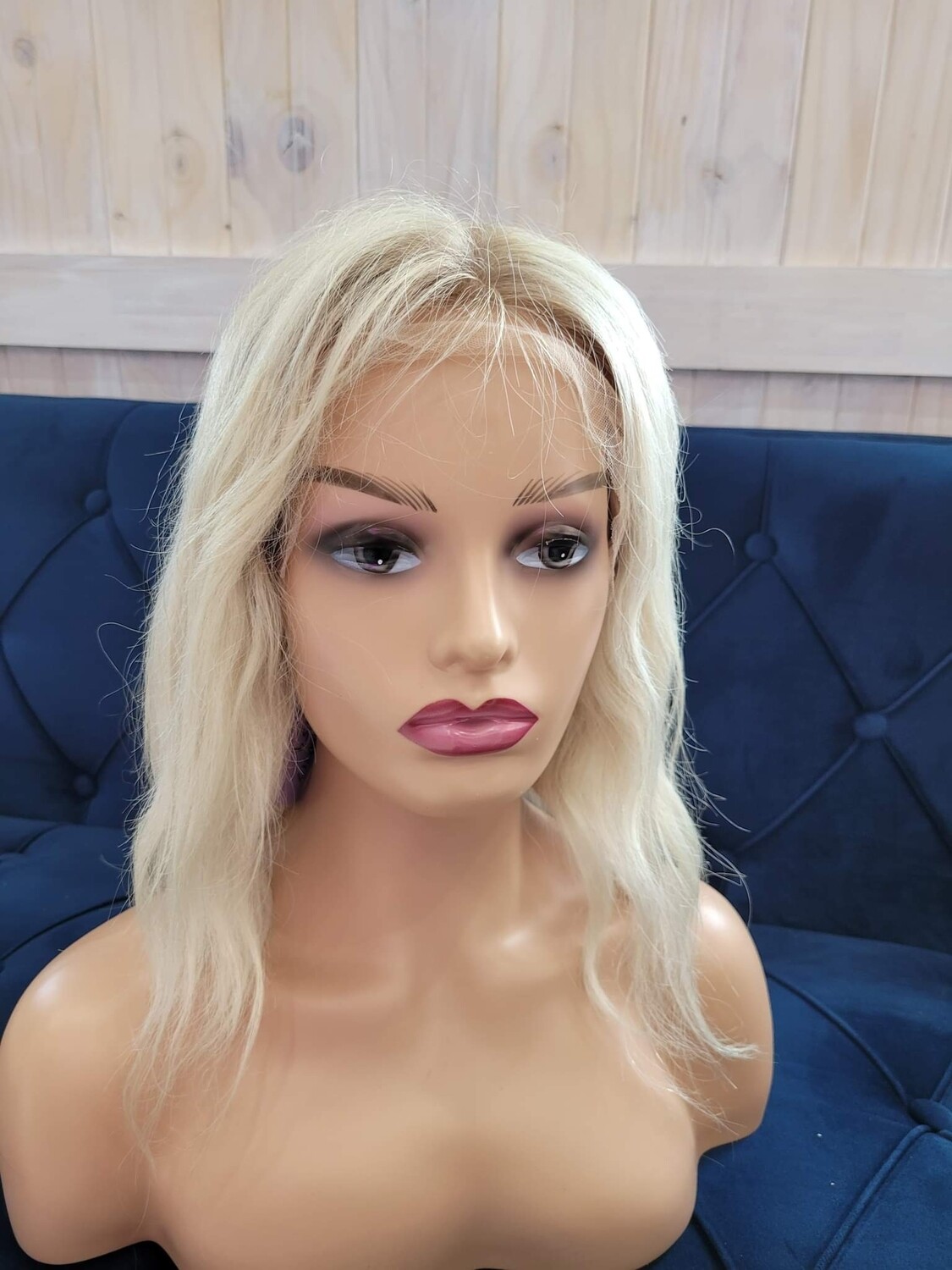 Belinda - Wig - Light Blonde Remy Hair Lace Front 