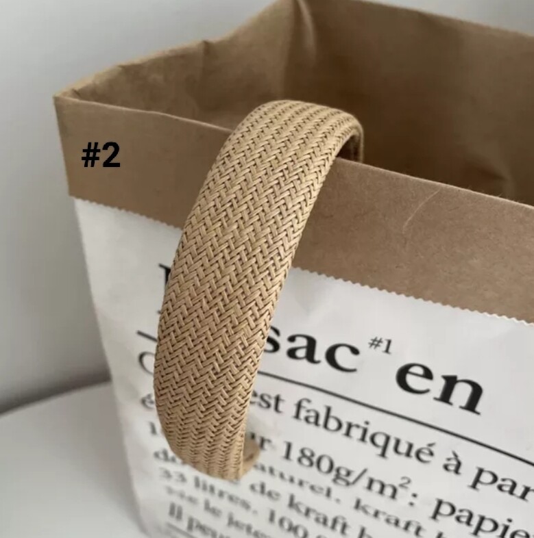WIDE WOVEN HEADBAND