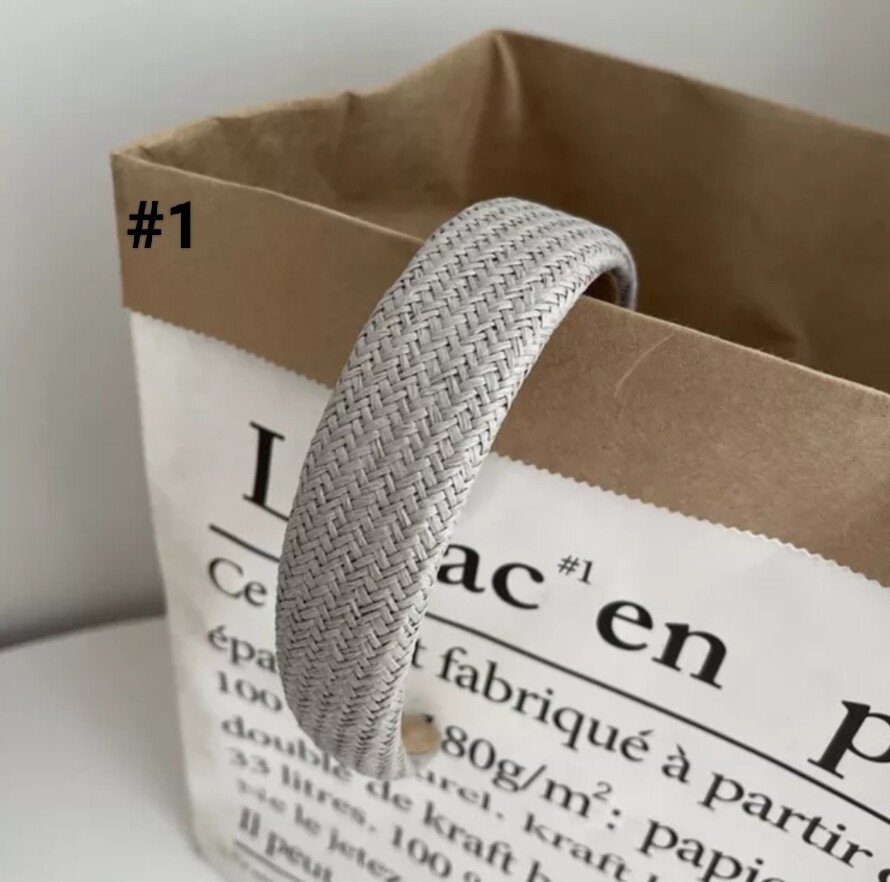 WIDE WOVEN HEADBAND