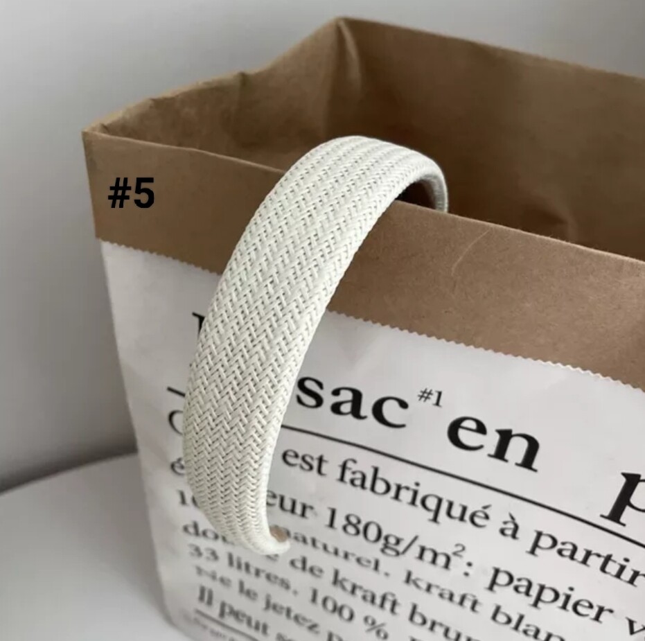WIDE WOVEN HEADBAND