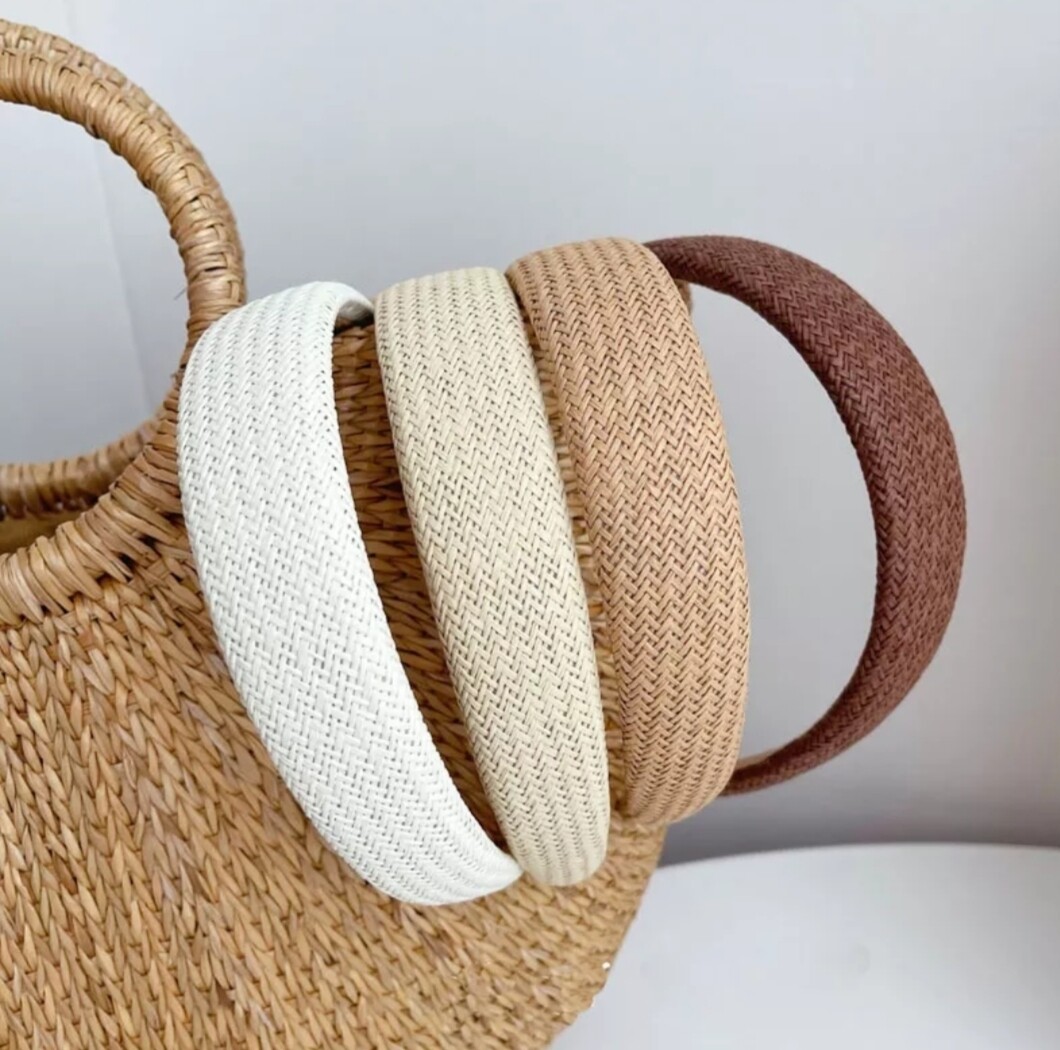 WIDE WOVEN HEADBAND