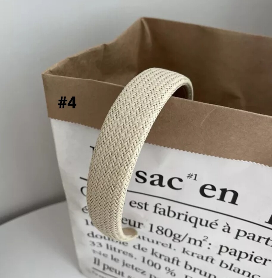 WIDE WOVEN HEADBAND