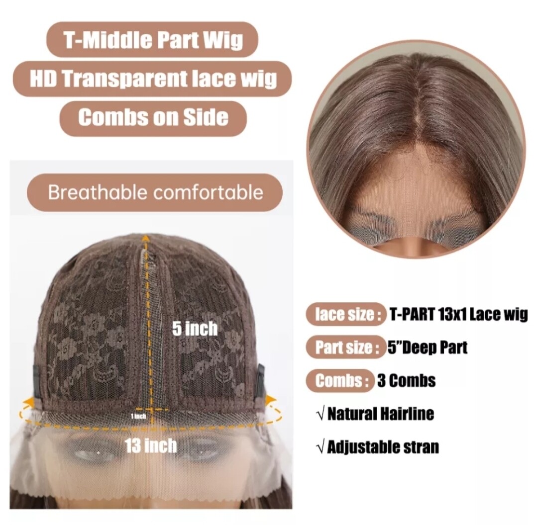 Julie-Anne Wig | Dark Copper Ombre Lace Front 