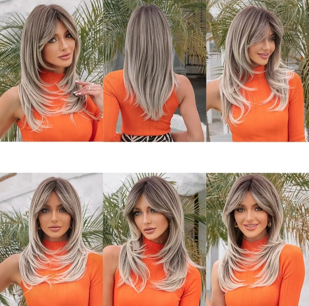 Claire Wig | Ash Light Blonde Layered
