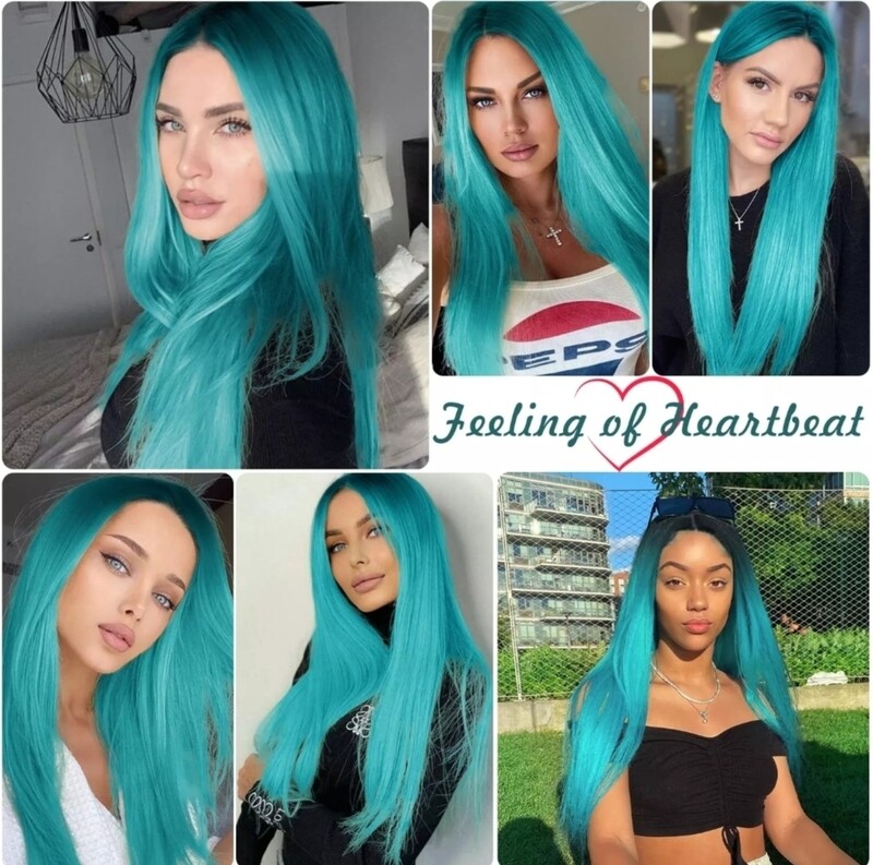 Cosplay Wig | Aqua Ombre Lace Front 