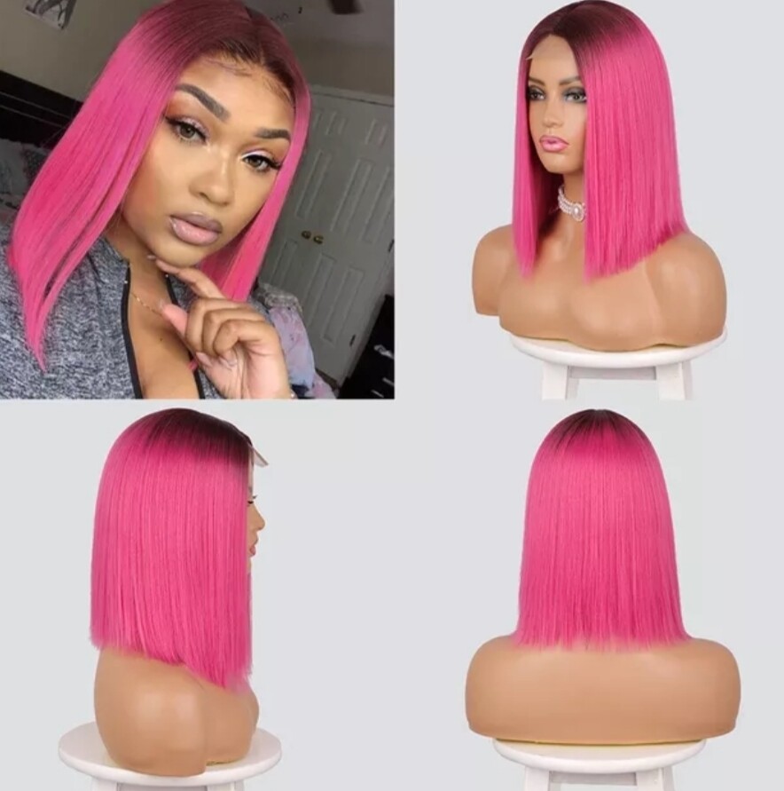 Ember - Wig - Hot Pink Ombre