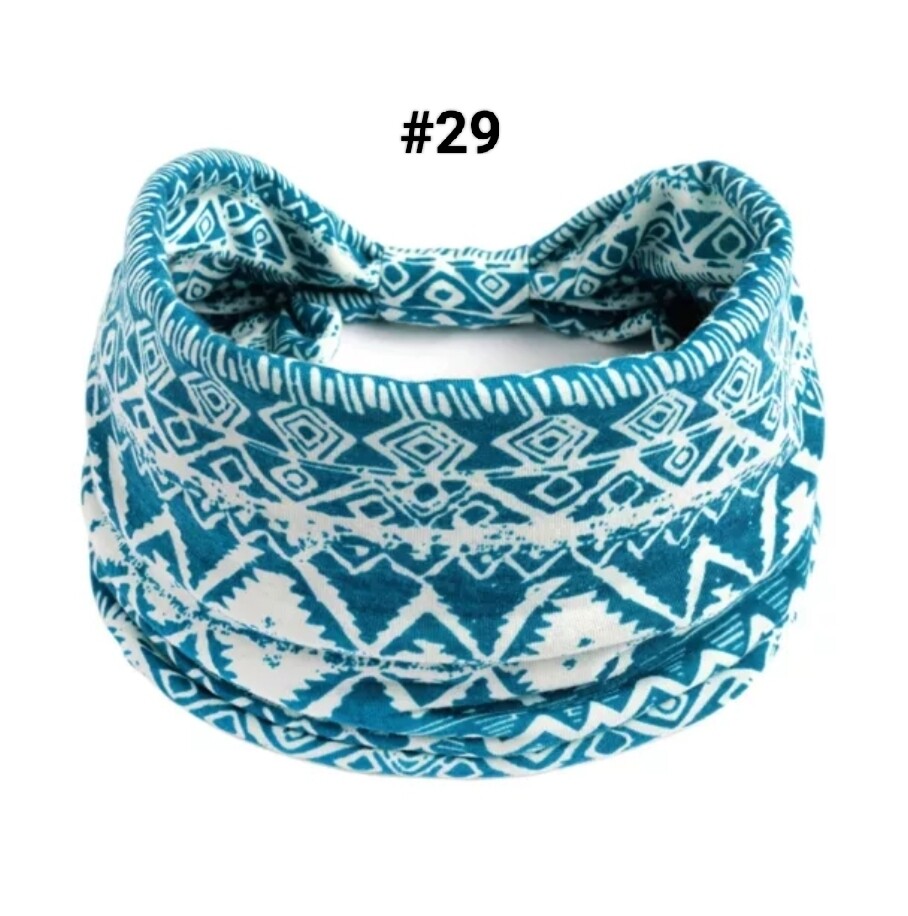 BOHO WIDE PRINTED HEADBAND