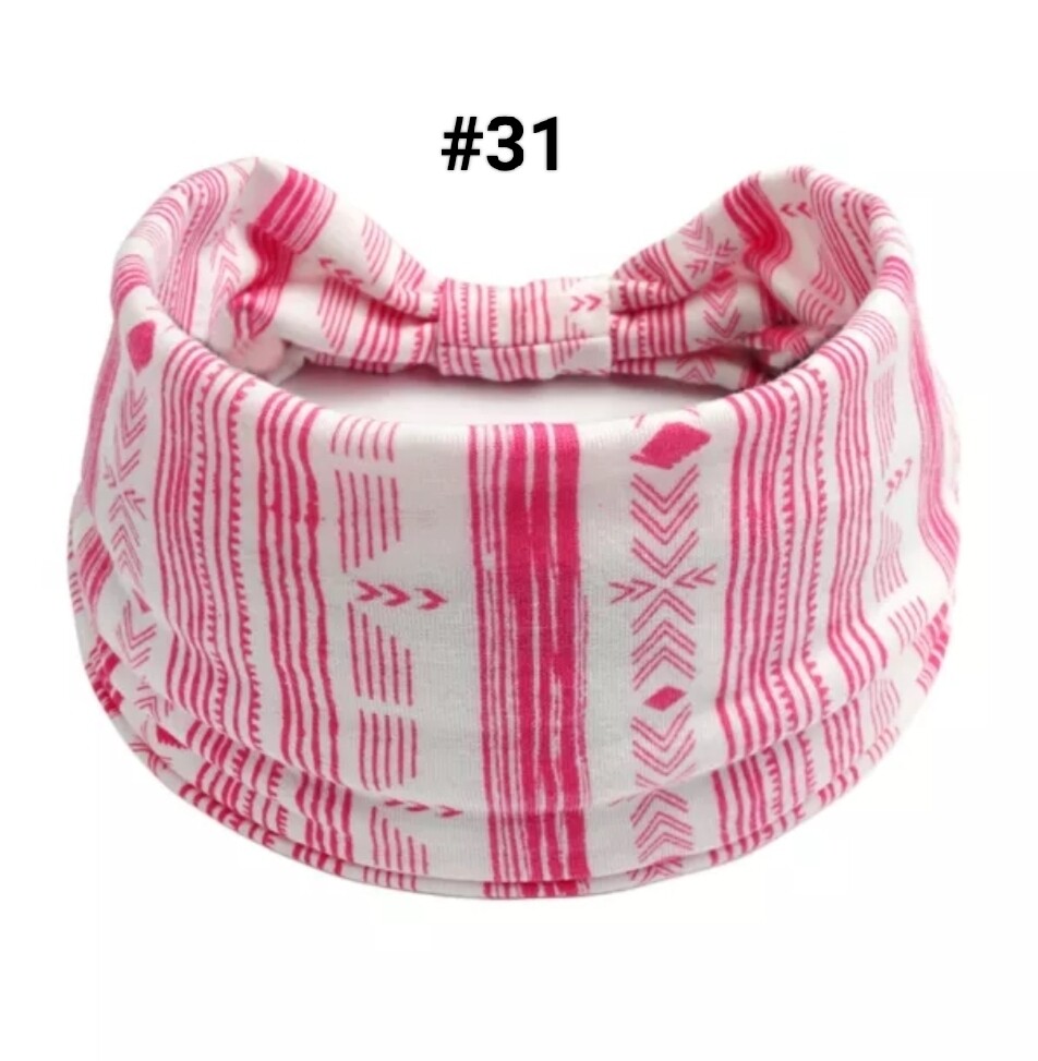 BOHO WIDE PRINTED HEADBAND
