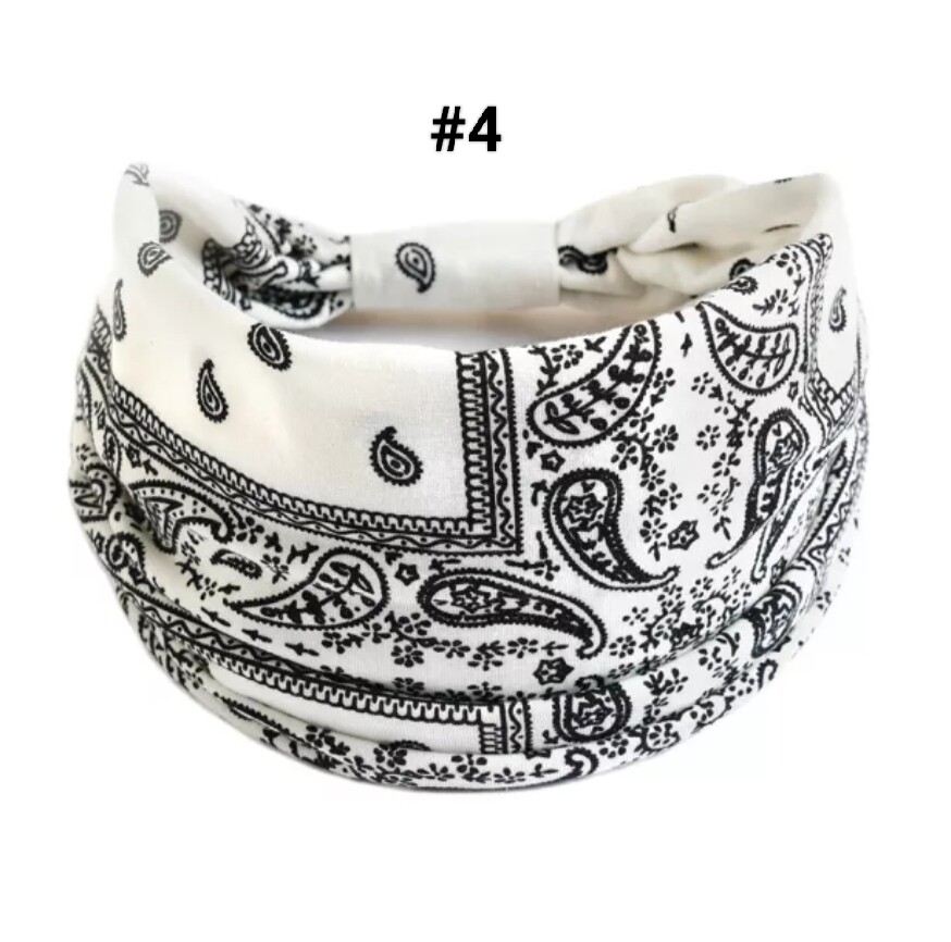 BOHO WIDE PRINTED HEADBAND