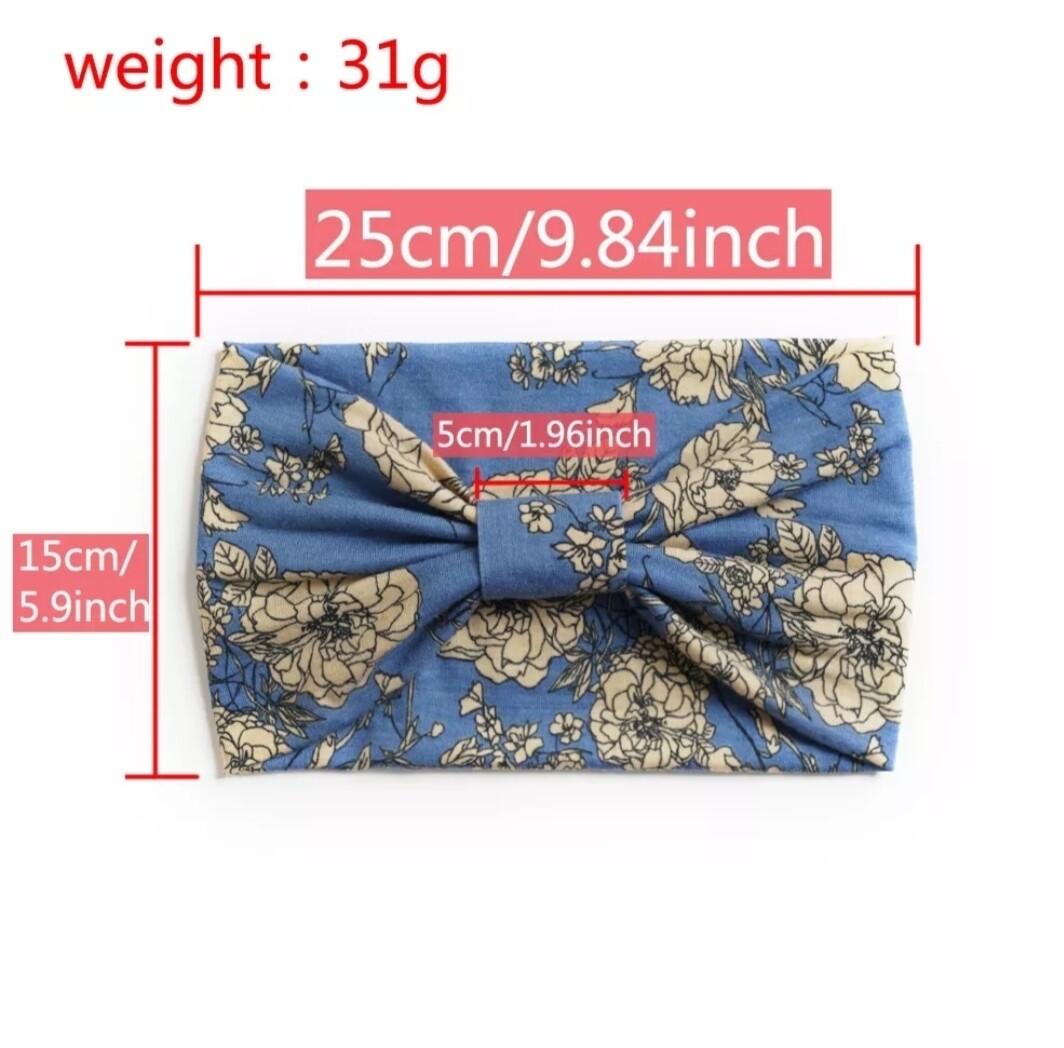 BOHO WIDE PRINTED HEADBAND