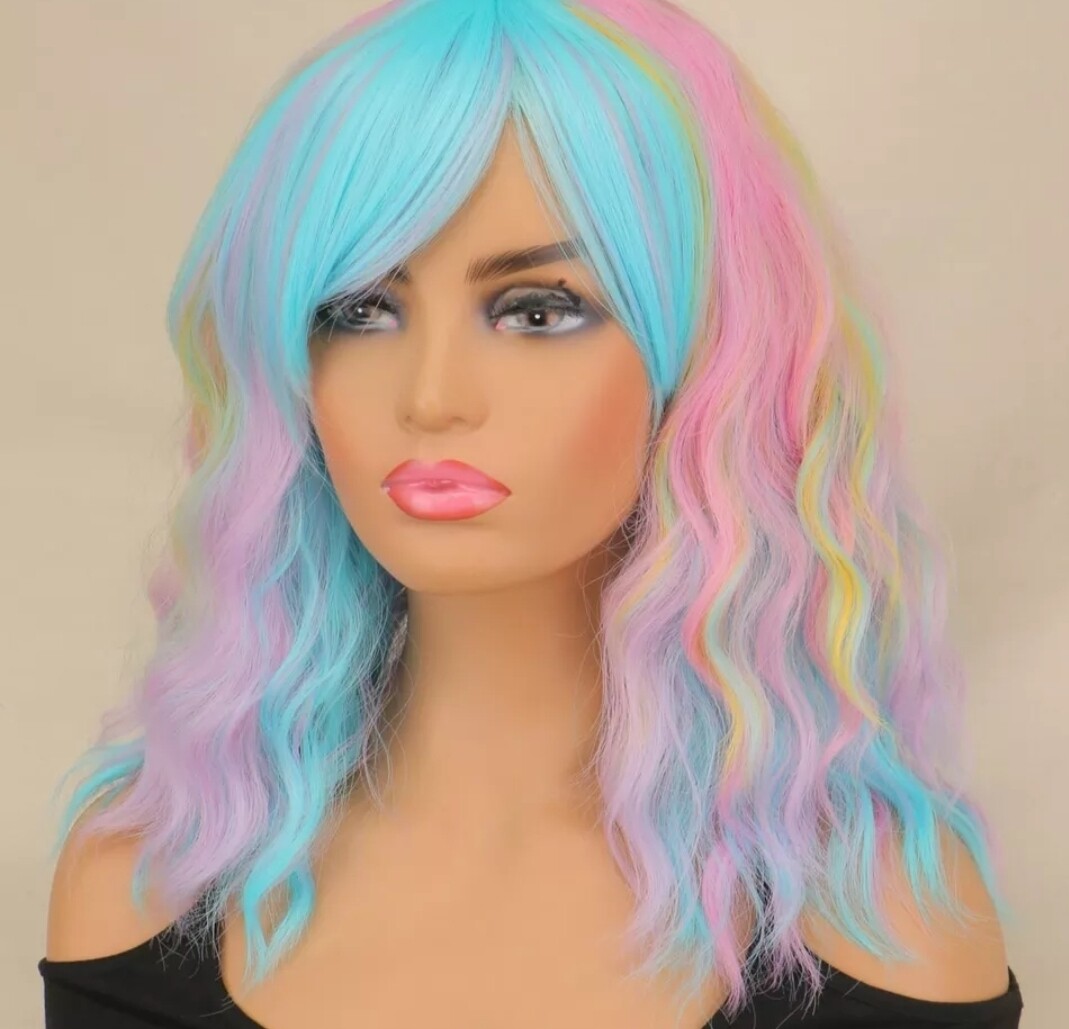 Cosplay Wig | Rainbow Water Wave