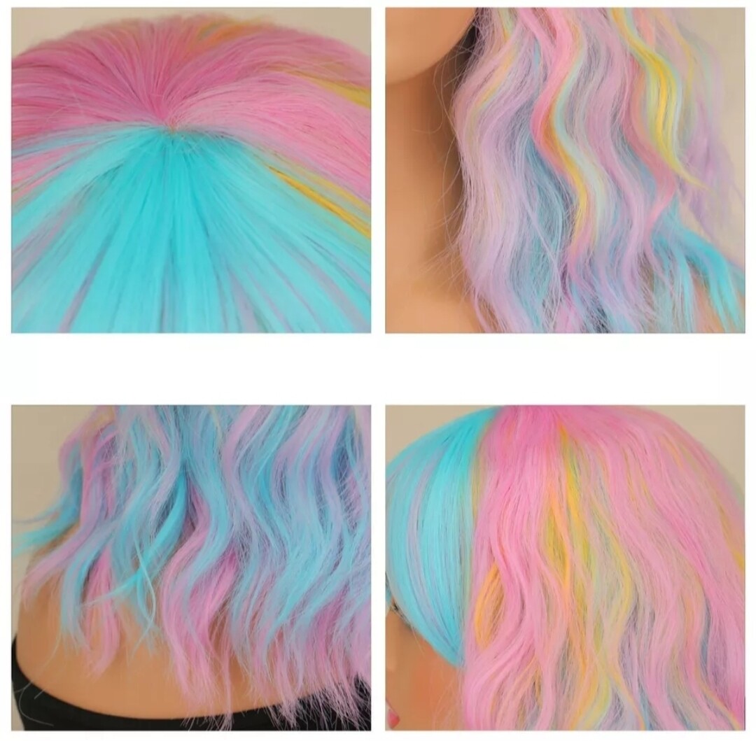 Cosplay Wig | Rainbow Water Wave