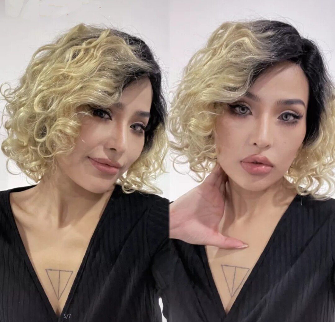 Talia Wigs | French Curl Human Hair Lace Front