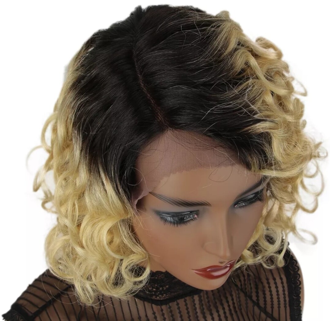 Talia Wigs | French Curl Human Hair Lace Front