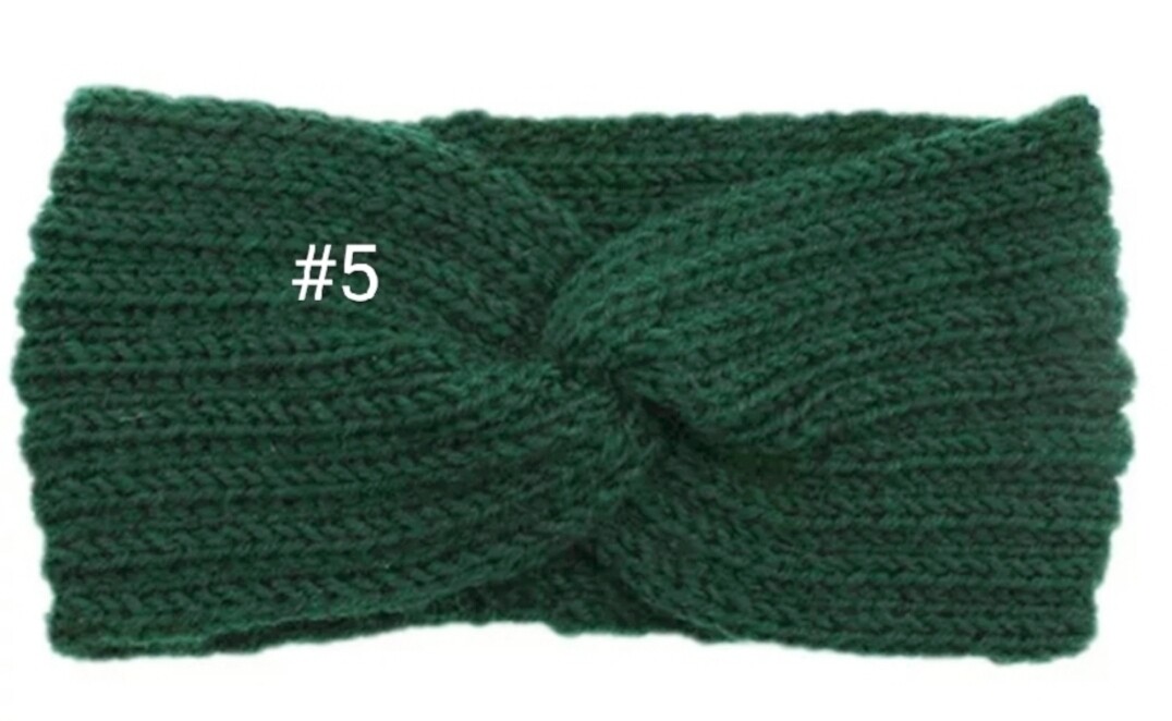 KNITTED KNOT CROSS HEADBAND