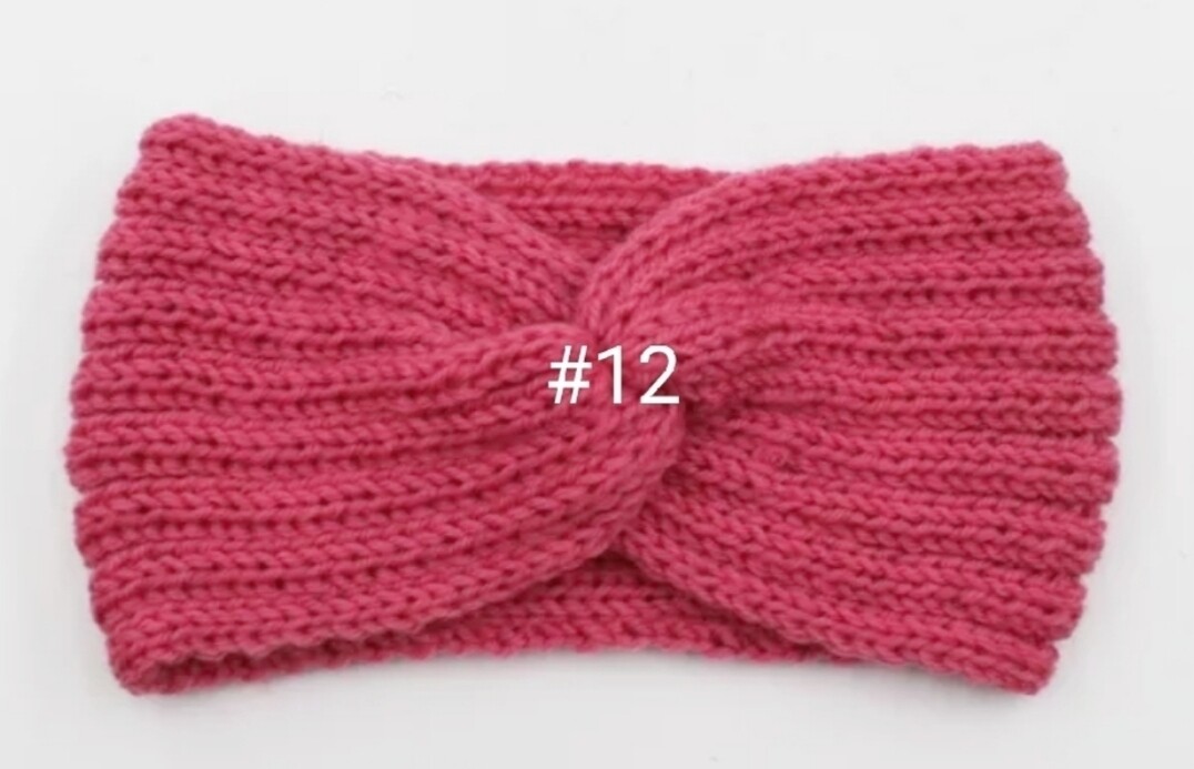 KNITTED KNOT CROSS HEADBAND