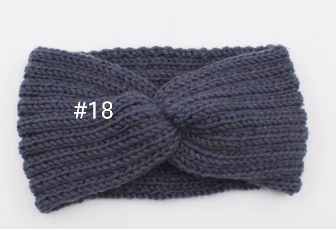 KNITTED KNOT CROSS HEADBAND