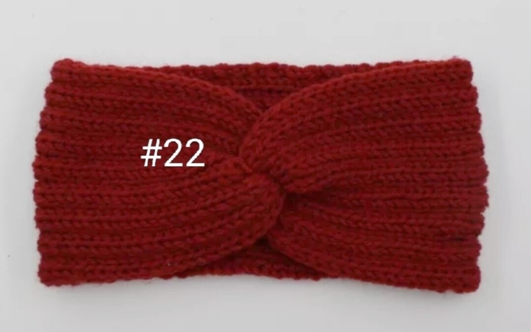 KNITTED KNOT CROSS HEADBAND