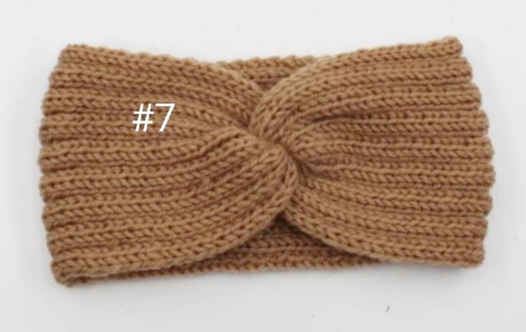 KNITTED KNOT CROSS HEADBAND