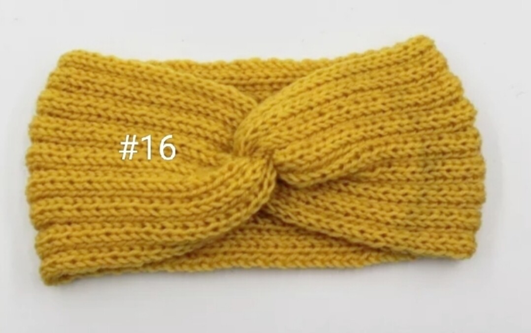 KNITTED KNOT CROSS HEADBAND