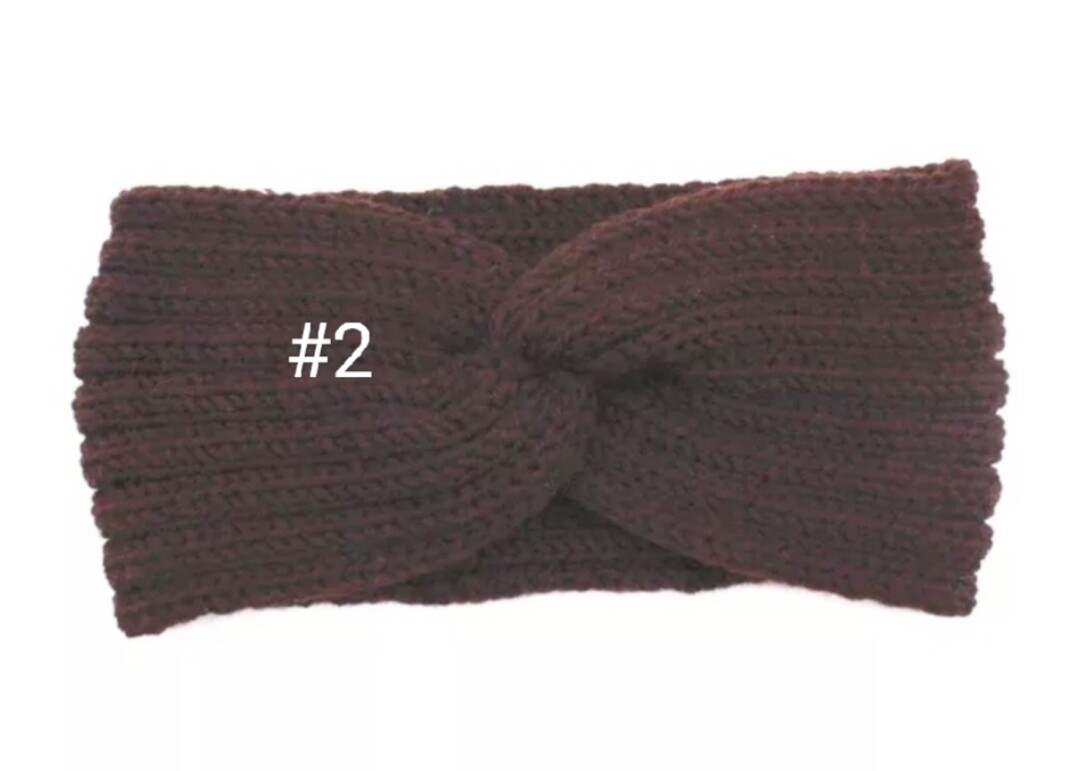 KNITTED KNOT CROSS HEADBAND