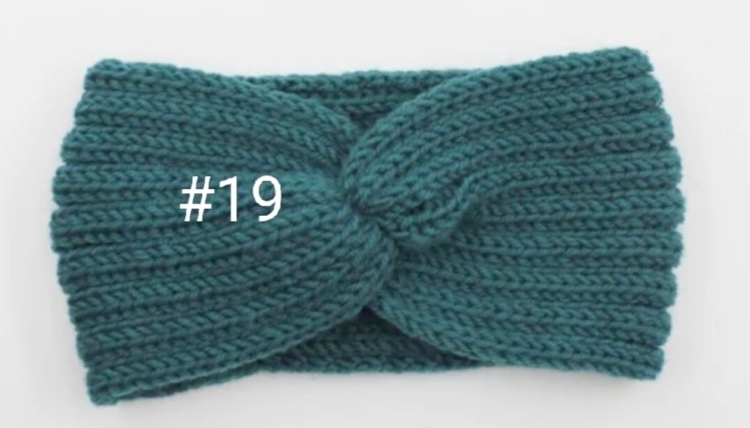 KNITTED KNOT CROSS HEADBAND