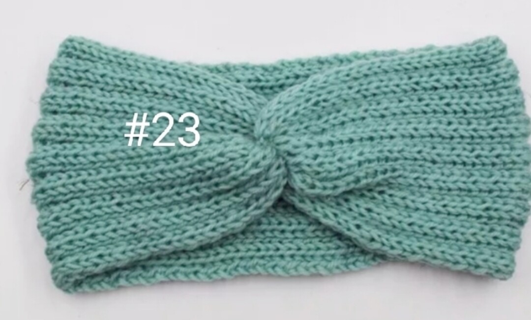 KNITTED KNOT CROSS HEADBAND