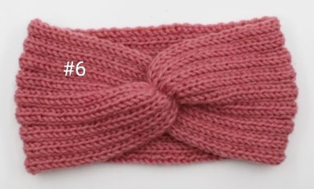 KNITTED KNOT CROSS HEADBAND