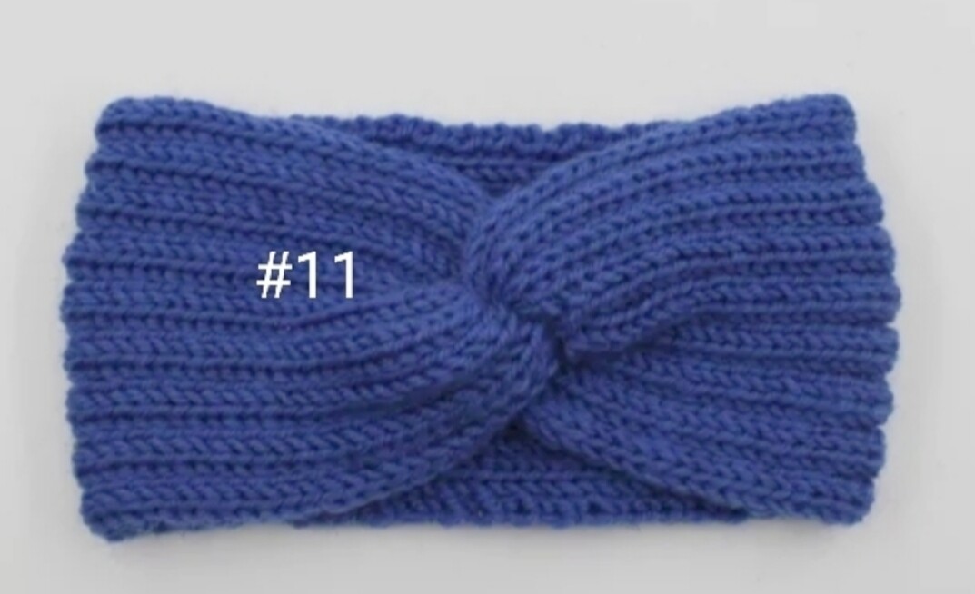 KNITTED KNOT CROSS HEADBAND