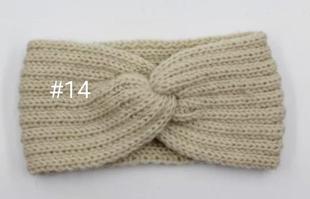 KNITTED KNOT CROSS HEADBAND